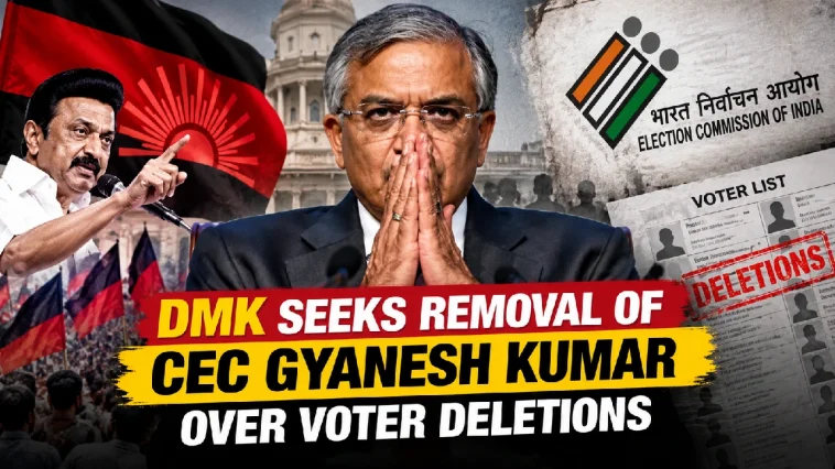 DMK Seeks Removal of CEC Gyanesh Kumar