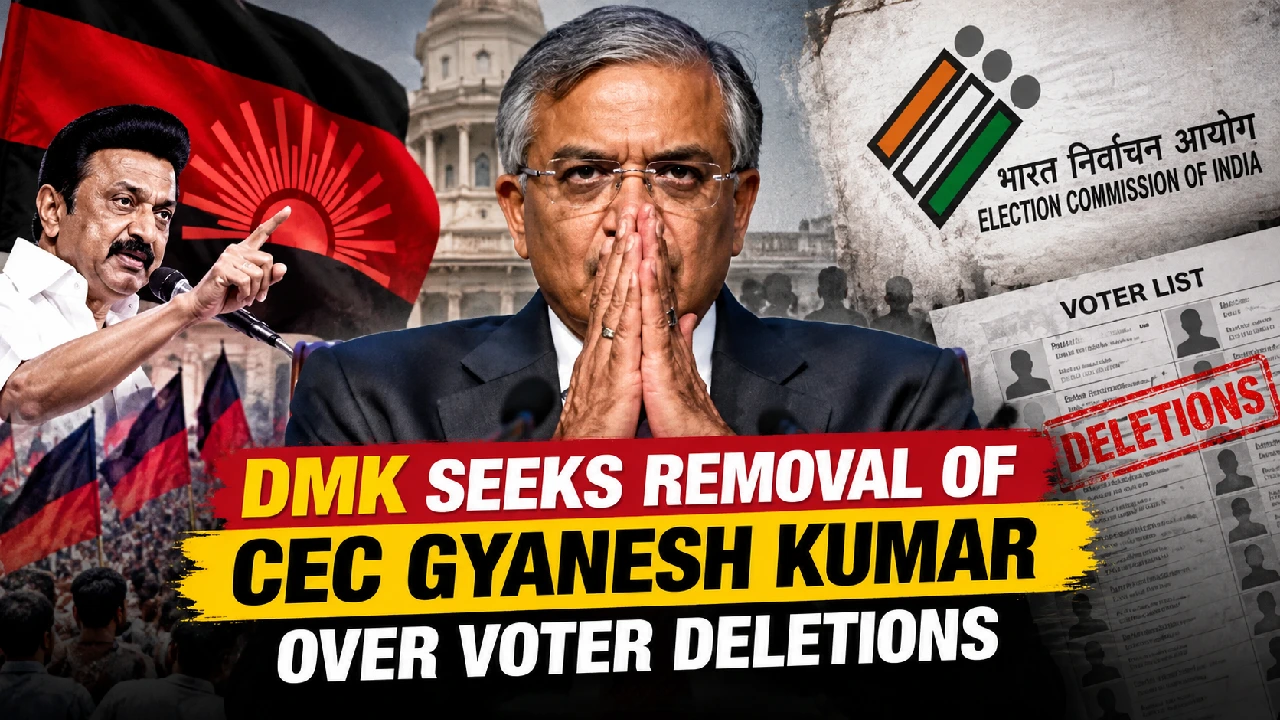 DMK Seeks Removal of CEC Gyanesh Kumar