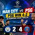 PSG Win 4-2 in Champions League Thriller